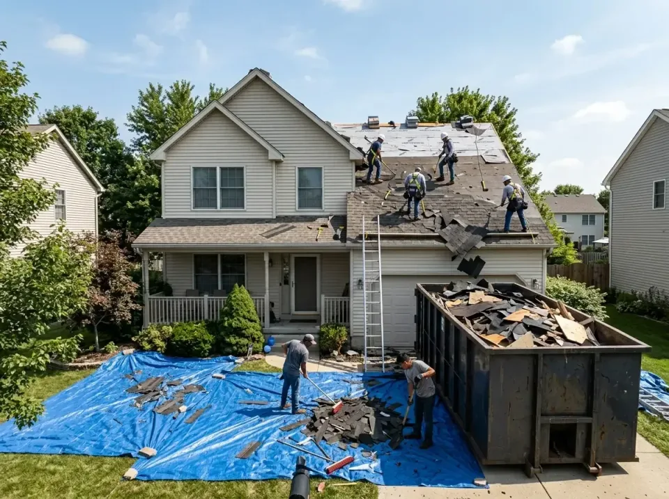 roof-replacement-debris-remova-004 — frequently asked questions, Cheapest Dumpster Rentals in Effingham, IL